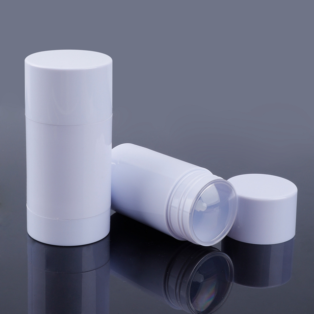 Eco-friendly New Arrivals Portable Biodegradable Round Shape Small Capacity 15g 30g 50g 75g Custom Color And Logo Empty Plastic Deodorant Bottle