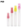 Empty Small Perfume Spray Plastic Mini 10ml Refillable Perfume Atomizer Travel Spray Bottle