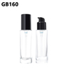 Empty Cosmetic Lotion Serum Glass Custom Foundation Bottles Packaging,travel Friendly Foundation Bottle with Pump