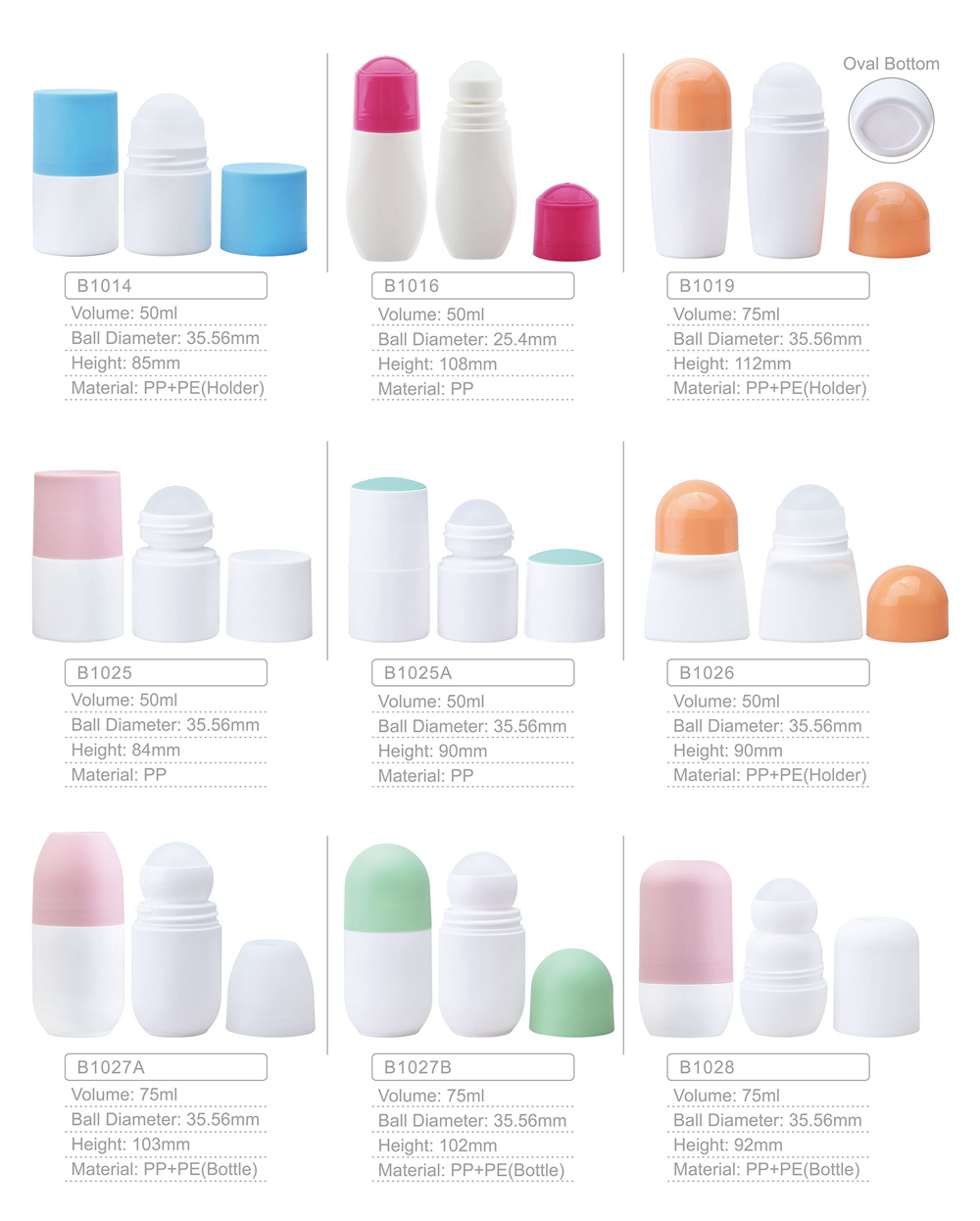 Plastic roll on bottle-1