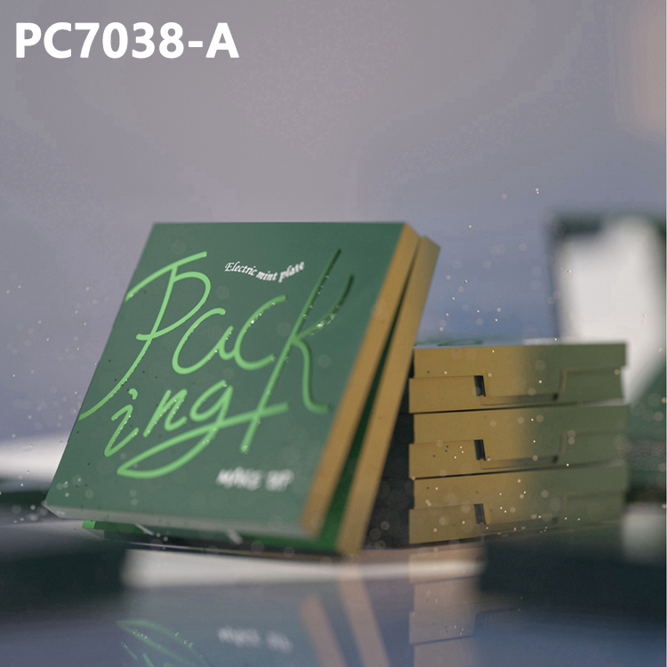 Eyeshadow Case Eco-friendly ABS 5g*2 Exquisite Empty Eyebrow Powder Container With Mirror