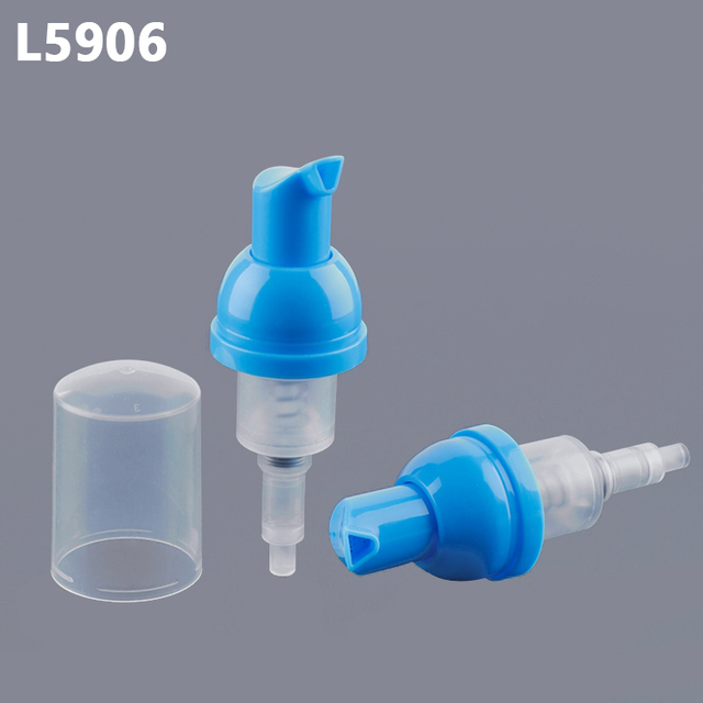 Used for Body Skin Care Wash Shampoo Shower Gel Biodegradable Materials Custom Label Color Matter Frosted 0.3cc 0.8cc 1.6cc Plastic PP Built-in Spring Foaming Cleanser Pump Bottle White