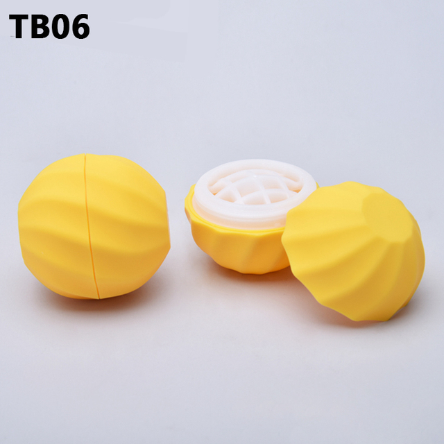 Custom Color 7g Empty Ball Shape Lip Balm Tube Lipstick Tube Cosmetics Lip Makeup Plastic Container Packaging