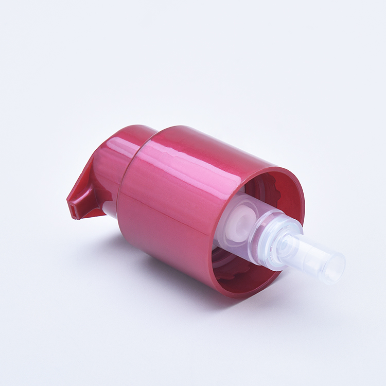 Customization Factory Plastic Dispenser Pump Cap Lotion Treatment White Red 24/410 Cream Pump