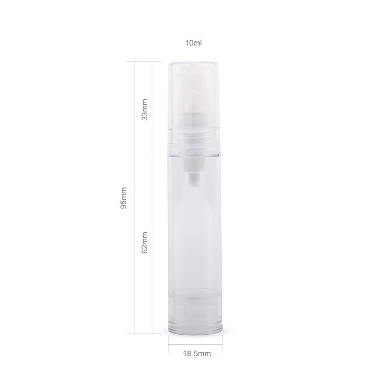 Personal Care Packaging Cosmetic AS PP PE 5ml 10ml 12ml 15ml Airless Pump Bottle,Cosmetics Pump Airless Bottle