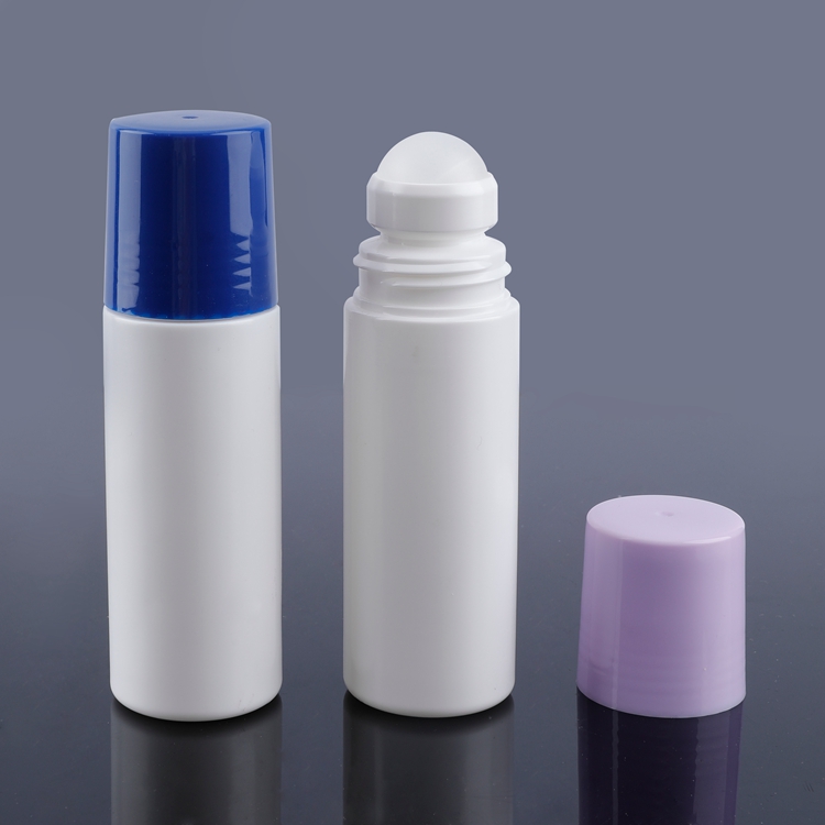 Fashionable Colorful Multipurpose Refillable 60ml 75ml 90ml Empty Plastic Perfume Antiperspirant Essential Oil Bottle Roll On