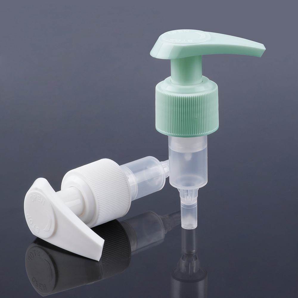 Free Sample Manufacture Custom Logo No Metal Eco Manufacture 24mm 28mm Lotion Pump All Plastic 