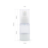 Professional Manufacture Skin Care Cream Cosmetic Bottle Plastic 15ml 30ml Airless Pump Bottle