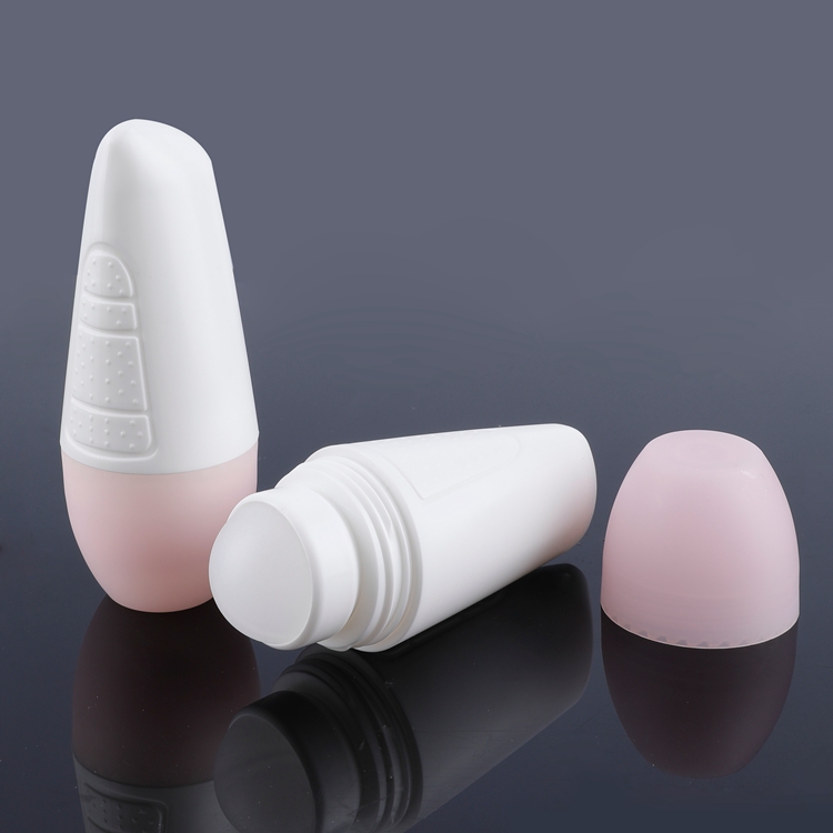 Special Design Multifunctional Novelty 75ml Empty Biodegradable Plastic Roller Ball Essential Oil Deodorant Roll on Bottle
