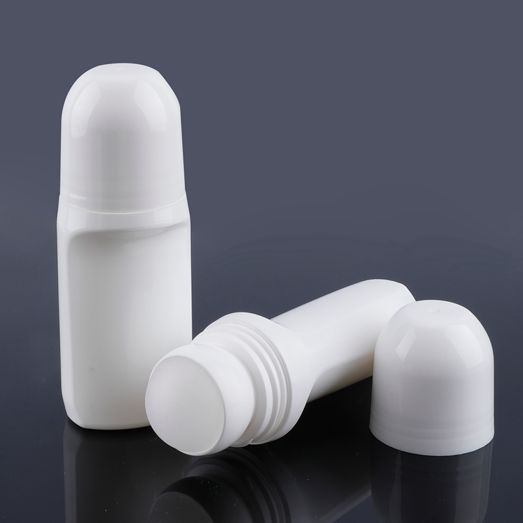 Good Quality Wholesale White Skincare Essential Oil Deodorant Container 120ml Empty Plastic Roll on Bottle Empty 