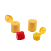 28mm Plastic Push Pull Sport Water Bottle Cap With Dust Cover,Chemical Resistant Finger Press Plastic Shampoo Flip Top Cap