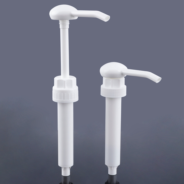 Long Nozzle Food Grade Ketchup Liquid Honey Juice Sauce Plastic Sirup Syrup Dispenser Pump