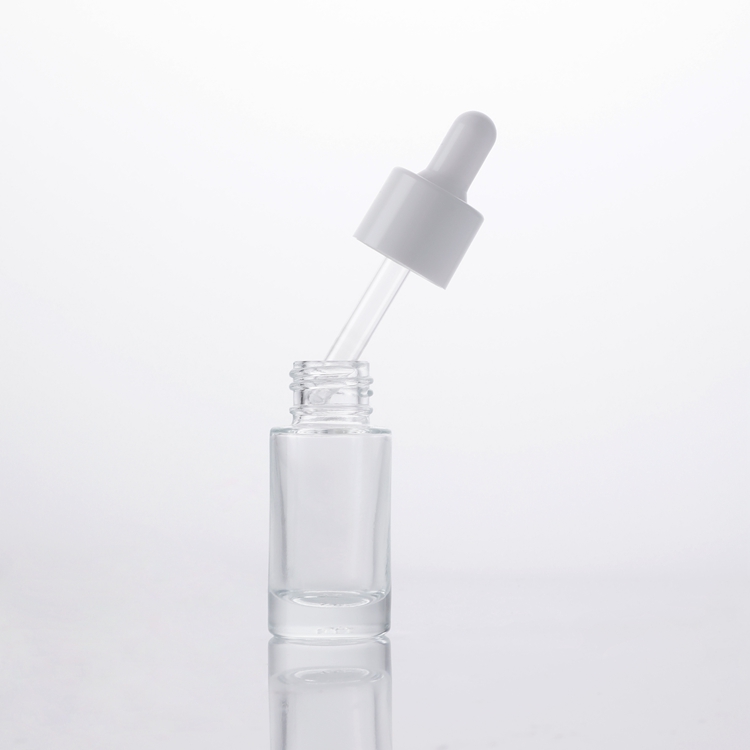 Manufacturer Direct Color Printer Round 10ml 15ml 20ml Essential Oil Cosmetic Glass Bottle with Dropper,Serum Bottle Dropper