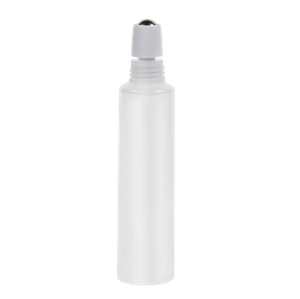 Cosmetic Plastic Single Roll on Ball Tubes for Massage Eye Cream Packaging Empty Squeeze PE Tubes with Metal Applicator