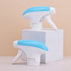 Free Sample Chemical Resistant Blue White 28/410 28/400 Ratchet Foam Nozzle Trigger Sprayer for Detergent Chemical