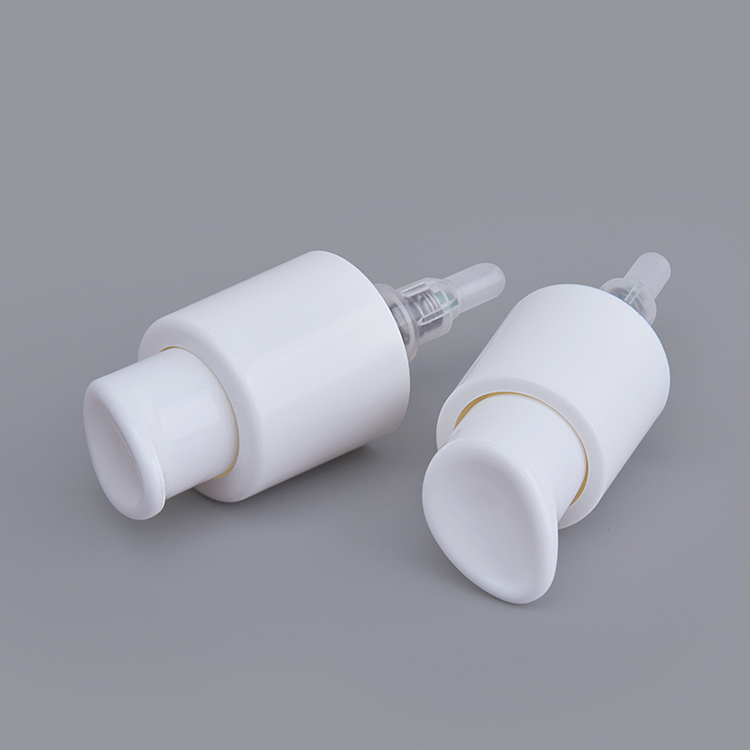 Ningbo Factory Portable OEM Printing Reusable 24/410 Plastic Cream Treatment Pump Dispenser for Foundation Essential Oil