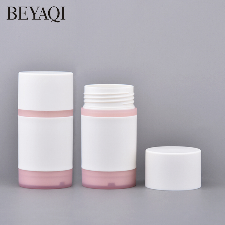Custom Twist Up Roll-on Deodorant Container 50g Matte Black Hair Gel Sunscreen Stick Tube Antiperspirant Deodorant Stick Bottle
