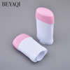 Custom Biodegradable Deodorant Stick Refill Empty Containers 30g 50g 75g White Twist Up Empty Deodorant Container Stick Oval