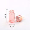2ml 3ml 5ml Sample Vials Mini Container Glass Bottle Refillable Empty Oink Essential Oil Mini Dropper Bottles 