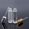 Wholesale Manufacture Sliver Gold Essential Oil Frost Serum Empty Luxury Glass 30ml Dropper Bottle