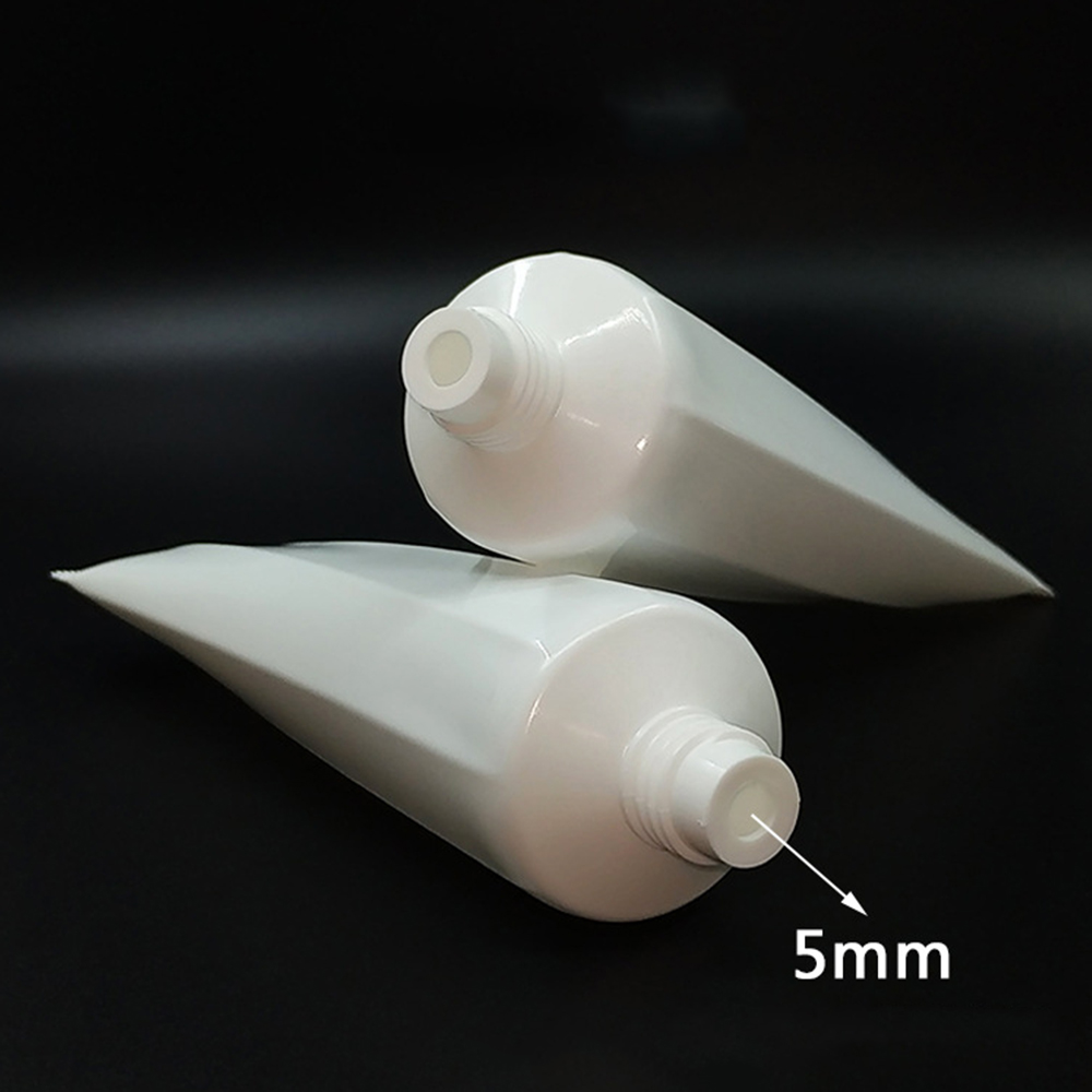 Customized PE Plastic Empty Cream 150ml Squeeze Octagonal Cosmetic Tube for Body 