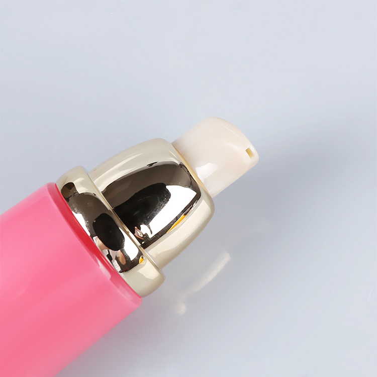Custom Tube 50ml 60ml 70ml 80ml Flat Oval Tube Packaging Airless Pump Sunscreen Cosmetic Tubes with Pump Lid