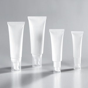 Customized 20ml 30ml 40ml 50ml 100ml Airless Pump Tube Top Quality Luxury Empty Cosmetic Plastic BBcream Tube with Custom Logo