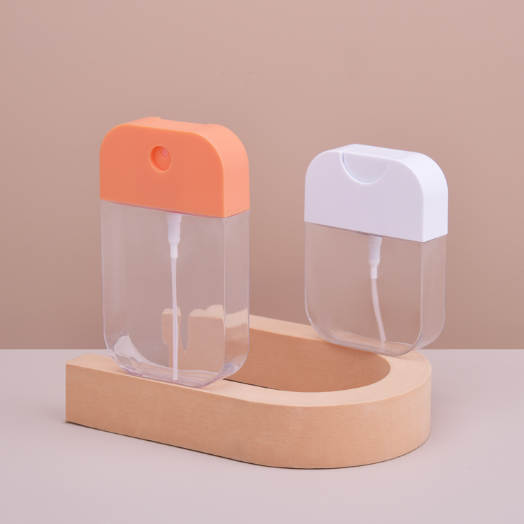 30ml 50ml Credit Card Sprayer Hand Sanitizer Bottle Plastic Travel Size Pocket Alcohol Mist Scented Moisturizing Spray Bottle