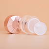 Cosmetic Packaging 50g High Grade Plastic Round Shape Cosmetics Eye Facial Skincare Cream Empty Acrylic Jar With Spatula