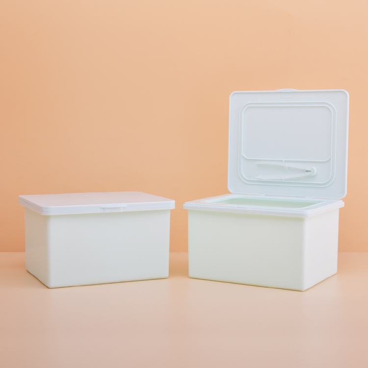 Wide-Mouth 600g Flip Top Cap Skin Care Cream Makeup Remover Plastic Cosmetic Jar Pack Empty Containers with Tweezers