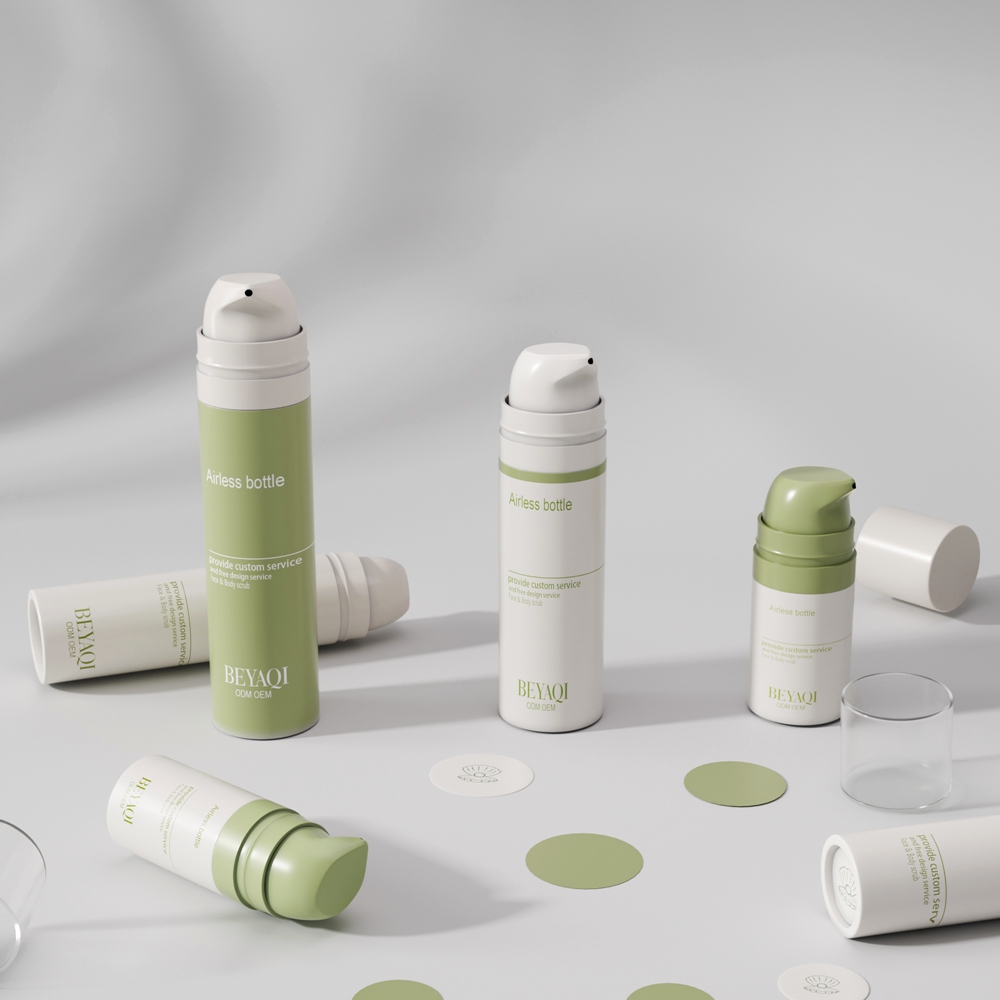 Portable Eye Cream 5ml 10ml 15ml Small Capacity Press Foundation Bottle Unique Airless Bottle