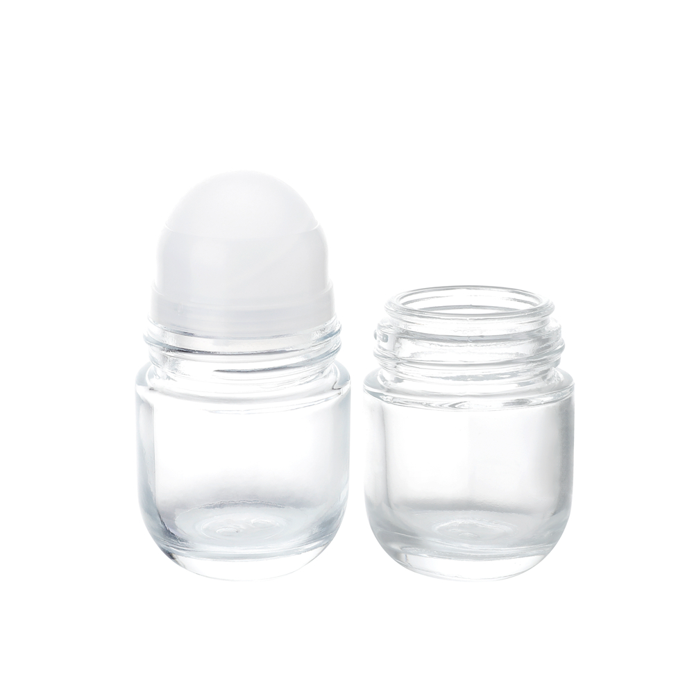 New Product Luxury 50ml Essential Oil Glass Clear Wholesale Roll on Perfume Bottles,roll on Empty Bottles,roll on Bottle 50ml