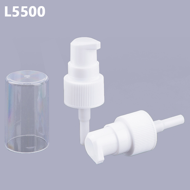 Custom 18/410 20/410 24/410 Full Cap Cosmetic Treatment Plastic Pump,Matt Cream Pump 