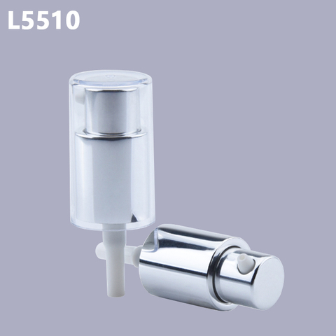 Chicken Mouth Plastic Packaging 20/410 Colorful Electroplate 18/410 Aluminum Plastic Personal Care Packaging Cream Pump