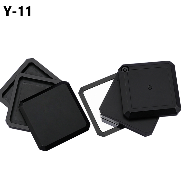 Makeup Packaging Square 3g Empty Blush Compact Powder Container Case,Cosmetic Packing Double Layer Push-pull Compact Case