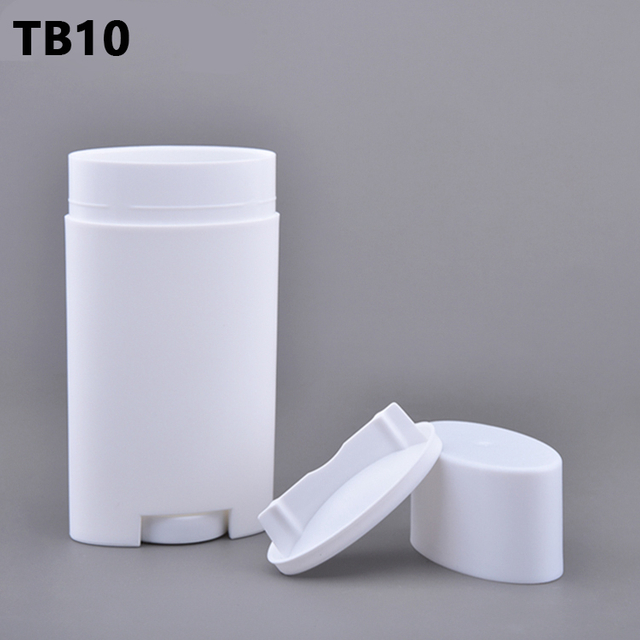 Empty 75G Antiperspirant Deodorant Packaging Solid Perfume Deodorant Stick Container Refillable Plastic Deodorant Bottle