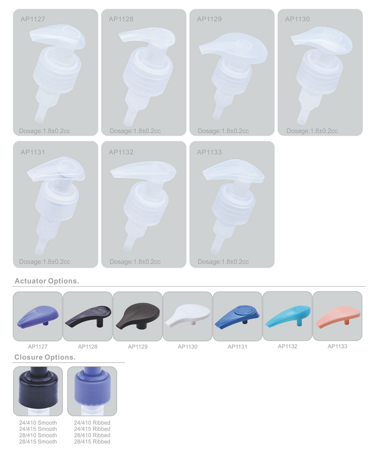 all Plastic lotion Pump