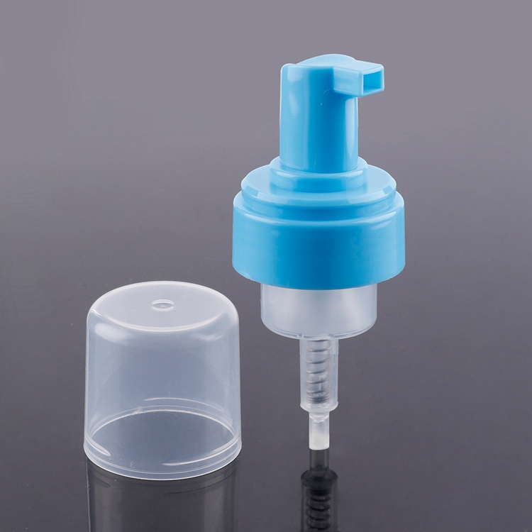 Private Label Good Quality Custom Printing Built-in Spring Custom Szie Used for Liquid Soap Refillable Biodegradable Dosage 0.8cc 1.6cc 42/410 Foam Pump Plastic With Clear Lid