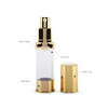 15ml 20ml 30ml Cosmetic Packaging PP Plastic Refillable Airless Pump Bottles