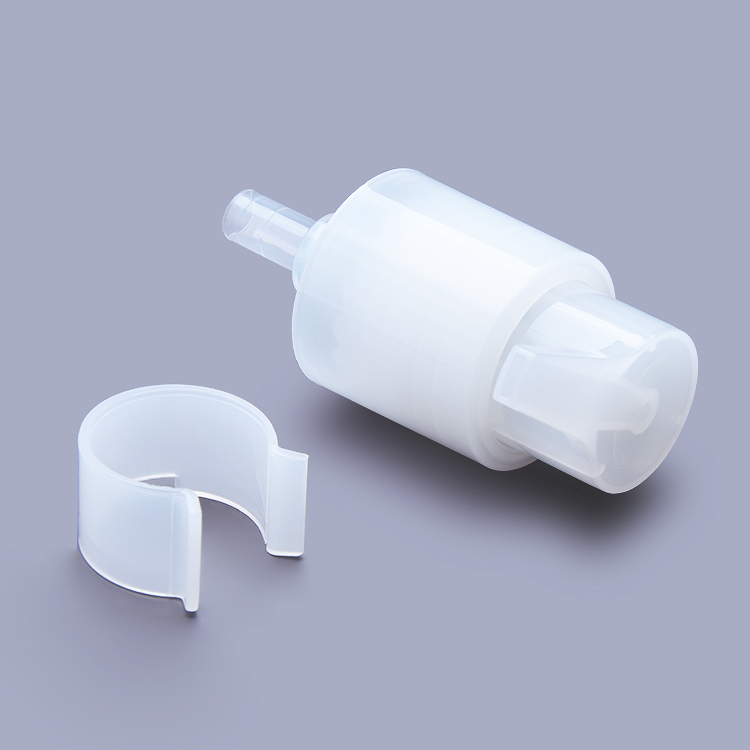 High End White Aluminum Plastic 24mm Lotion 24/410 Dispenser Treatment Cream Pump