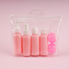 Eco-friendly Personal Care Packaging Pet Plastic Perfume Cosmetic Skin Care Bottle Set Airline Spray Travel Kit