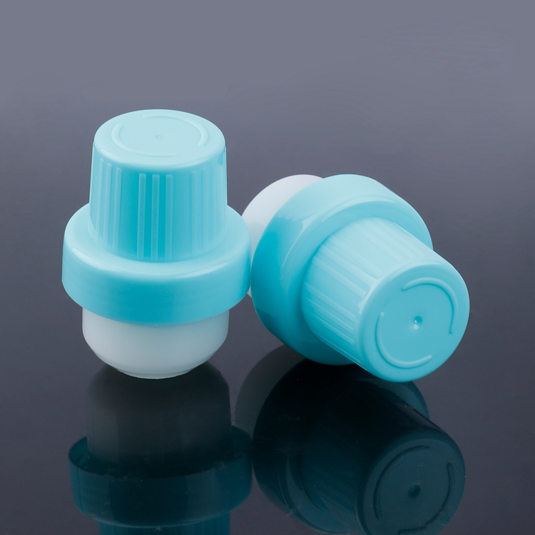 Customized Color Screw Cap Multi Purpose Plastic 42mm Blue Kit Cap Floor Laundry Detergent Toilet Cleaner Bottle Cap