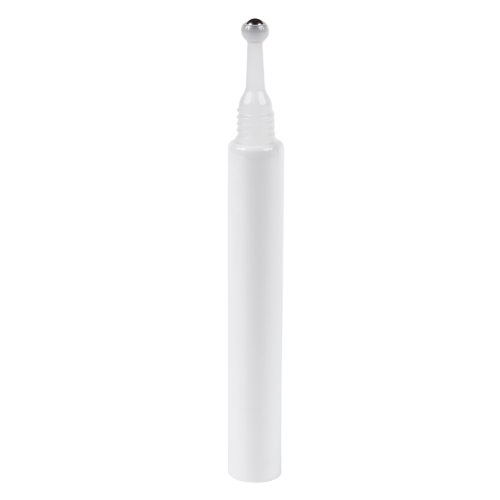 10g Eye Cream Massage Tube Container White Applicator Roll On Eye Cosmetic Tube With One Ball