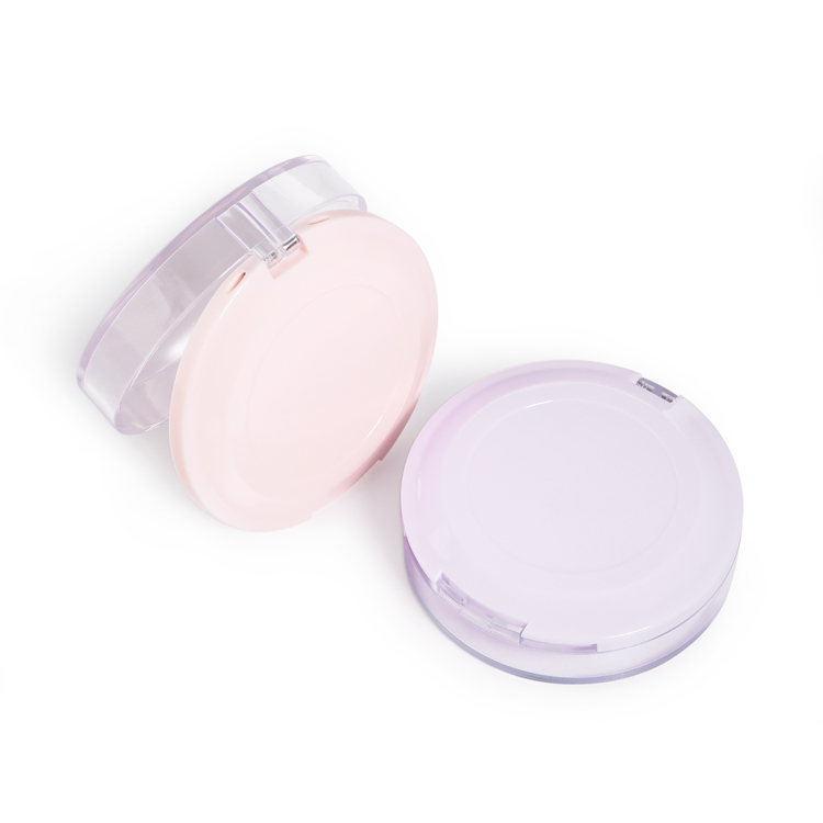 Custom Plastic Beauty Cosmetic Packaging Empty Makeup Powder Compact Case Container