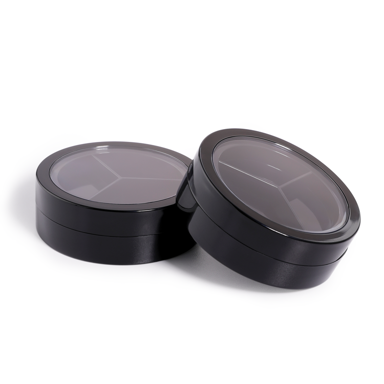 3 Color Pans Eyeshadow Case Private Label Concealer Packaging Container Empty Concealer Palette