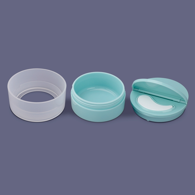 Multifunctional Sunscreen Facial Cream Hand Cream Plastic Refillable High Quality Wholesale Replaceable Free Sample Biodegradable Custom Printing PP ABS 50g Empty Luxury Jar Cream