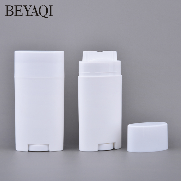 Empty 75G Antiperspirant Deodorant Packaging Solid Perfume Deodorant Stick Container Refillable Plastic Deodorant Bottle