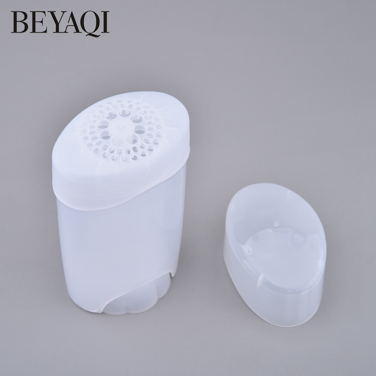 Clear Lip Gloss Container 45g Cosmetic Packaging Twist Up Deodorant Stick Tubes Flat Oval Sunscreen Stick Container Free