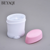 Custom Biodegradable Deodorant Stick Refill Empty Containers 30g 50g 75g White Twist Up Empty Deodorant Container Stick Oval