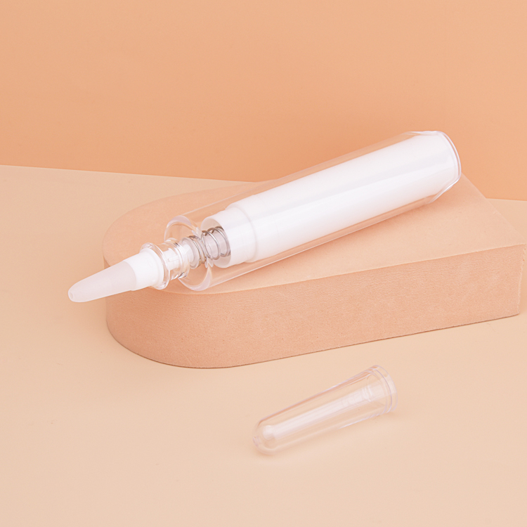 Cosmetics 5ml 10ml Airless Eye Serum Ampoule Bottle Syringe Plastic Skincare Essence Cream Oil Roller Massage Bottle Applicator